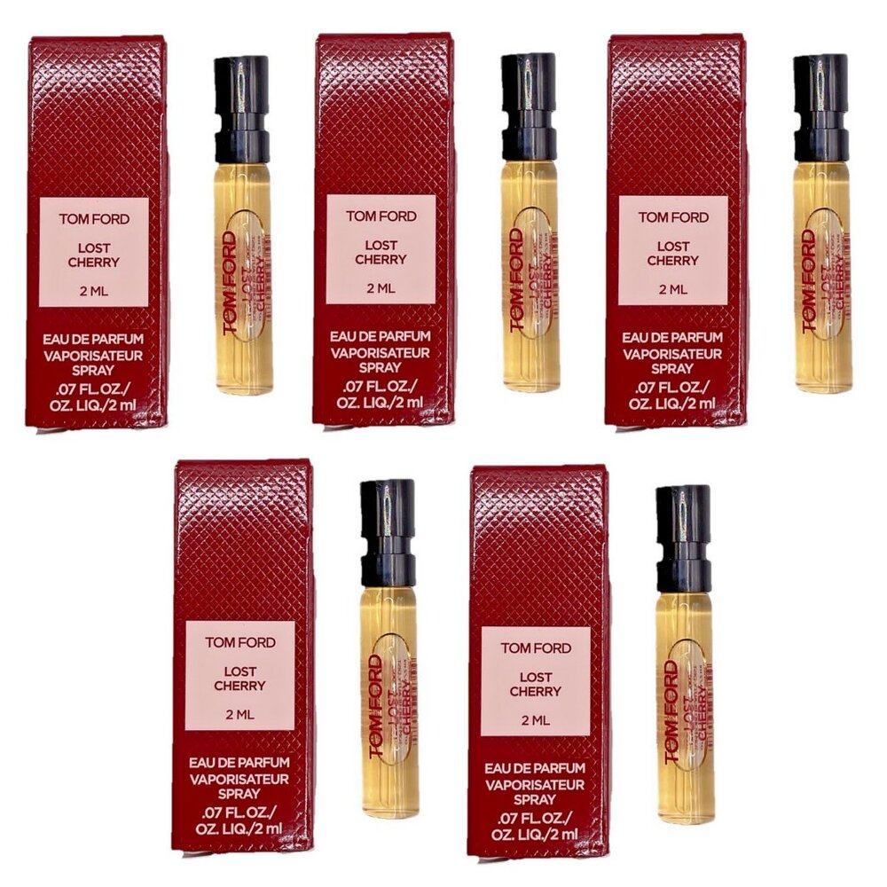 TOM FORD Lost Cherry Eau De Parfum Samples 5 x 2ml NEW EDP Women Perfume Spray